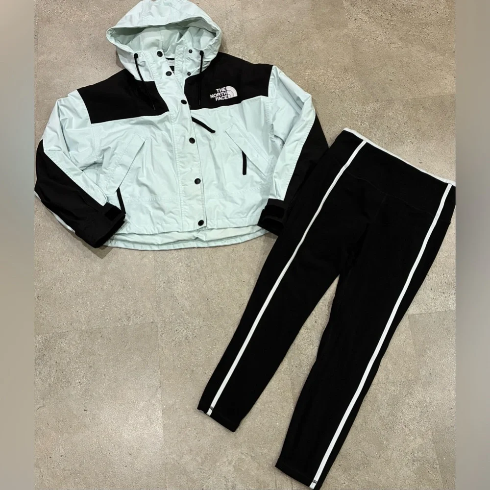 Womens NORTH FACE/ATHLETA Reign On Jacket & Leggings, sz Medium - Picture 1 of 7